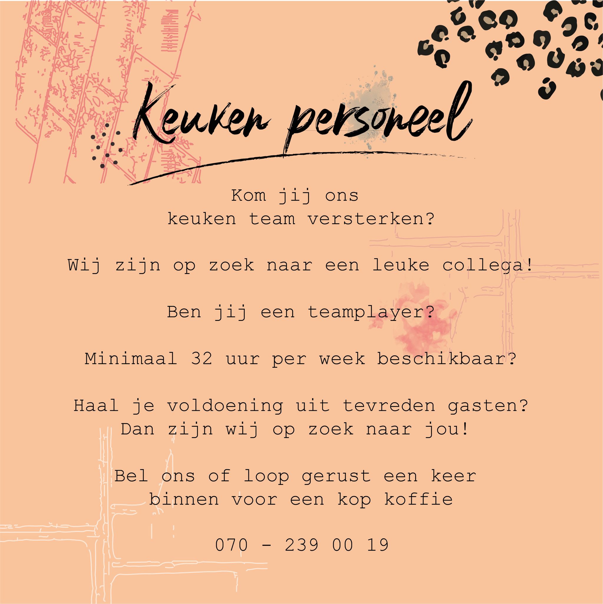 Personeel gezocht